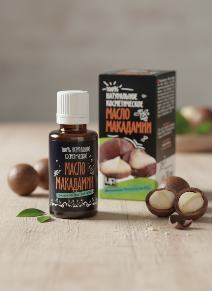 Косметическое масло Макадамии, 30 мл