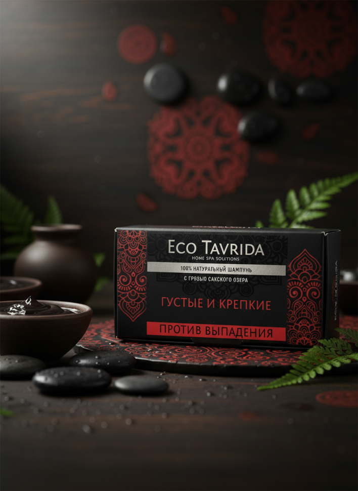 Натуральный шампунь с грязью Сакского озера против выпадения "Густые и крепкие" Натуральный шампунь с грязью Сакского озера против выпадения "Густые и крепкие"