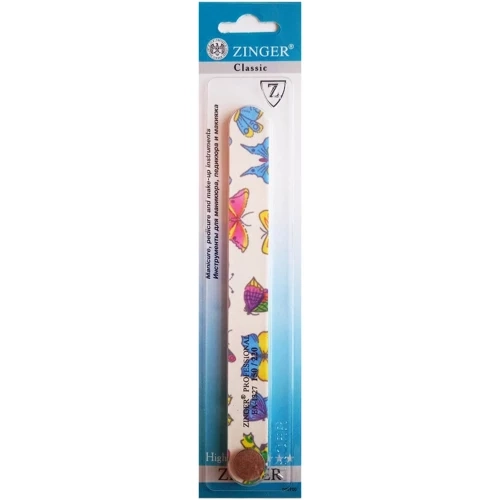 Пилка прямая для ногтей бабочки, абразив 150/220, zo EA-1327