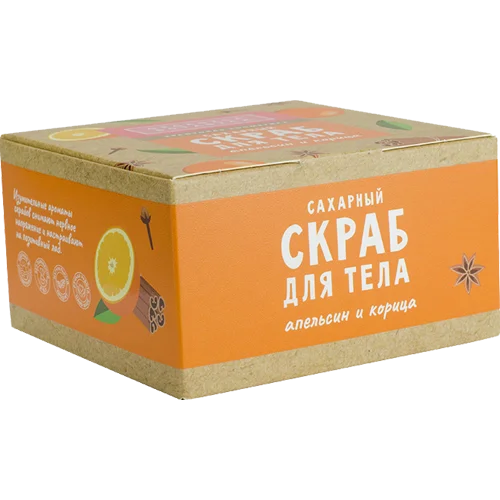 Сахарно-соляной скраб для тела Мёд и дыня, 200 г
