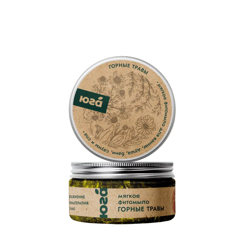 Мягкое фитомыло Горные травы, 180 г