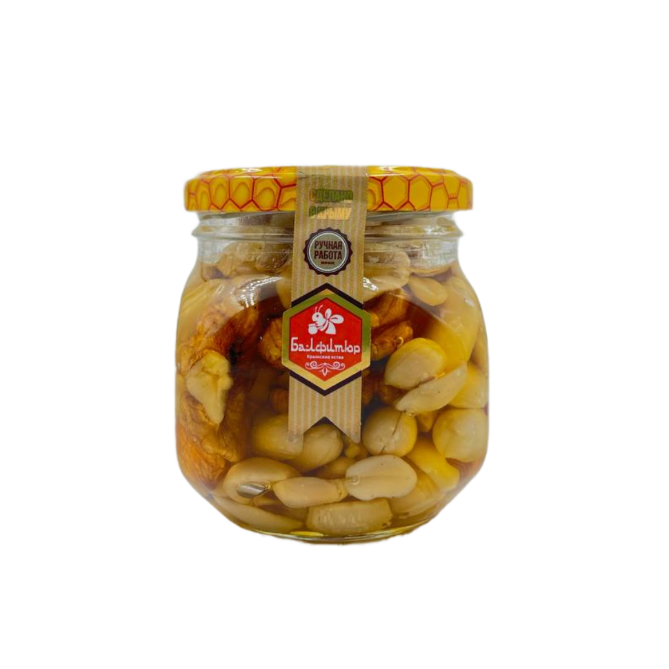 Орехи в меду Глория, 250 г
