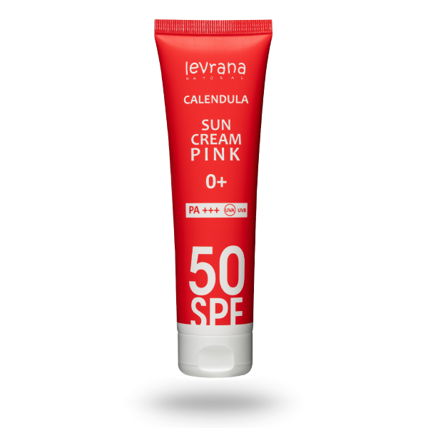 Солнцезащитный крем для лица и тела "Календула 50SPF PINK 0+", 100 мл