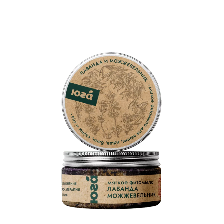 Мягкое фитомыло Лаванда и можжевельник, 180 г
