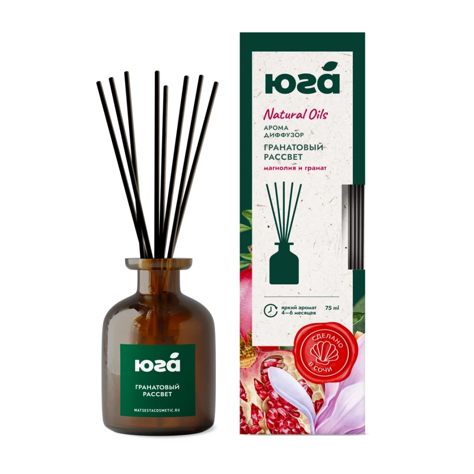 Аромадиффузор Гранатовый рассвет магнолия и гранат, 75 мл