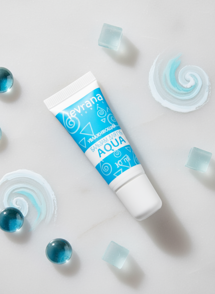 Бальзам для губ AQUA, увлажняющий, 10мл