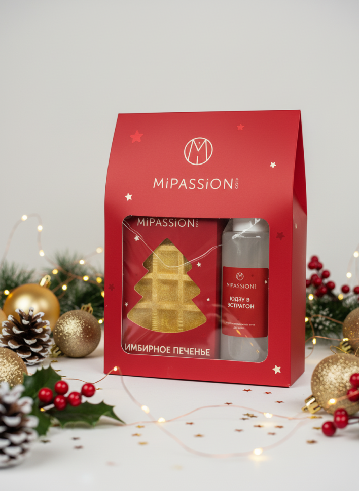 Новогодний набор для ванной и душа №3 ( гель для душа, бомбочка для ванны) Новогодний набор для ванной и душа №3 ( гель для душа, бомбочка для ванны)