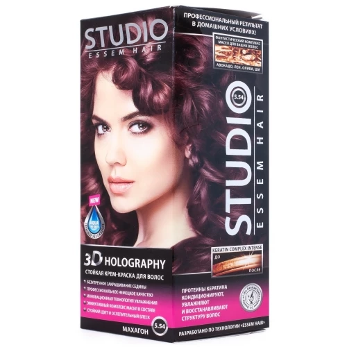 Краска для волос тон 5.54 - Махагон