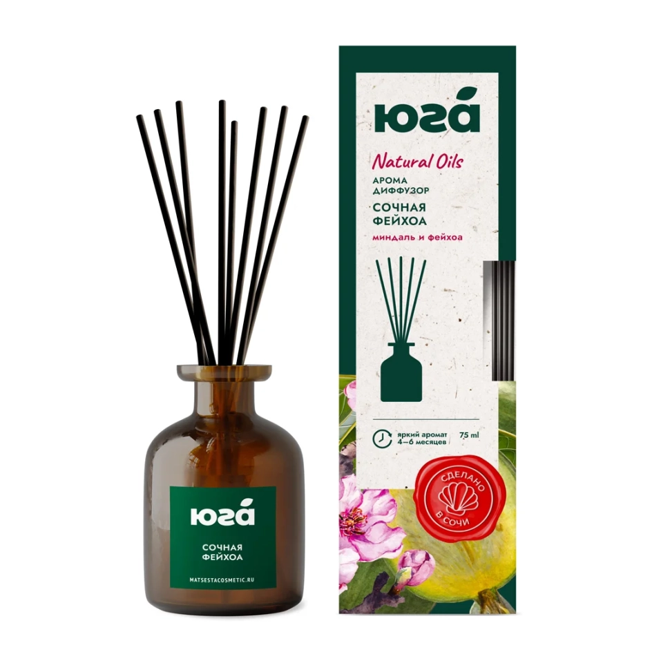 Аромадиффузор Сочная фейхоа миндаль и фейхоа, 75 мл