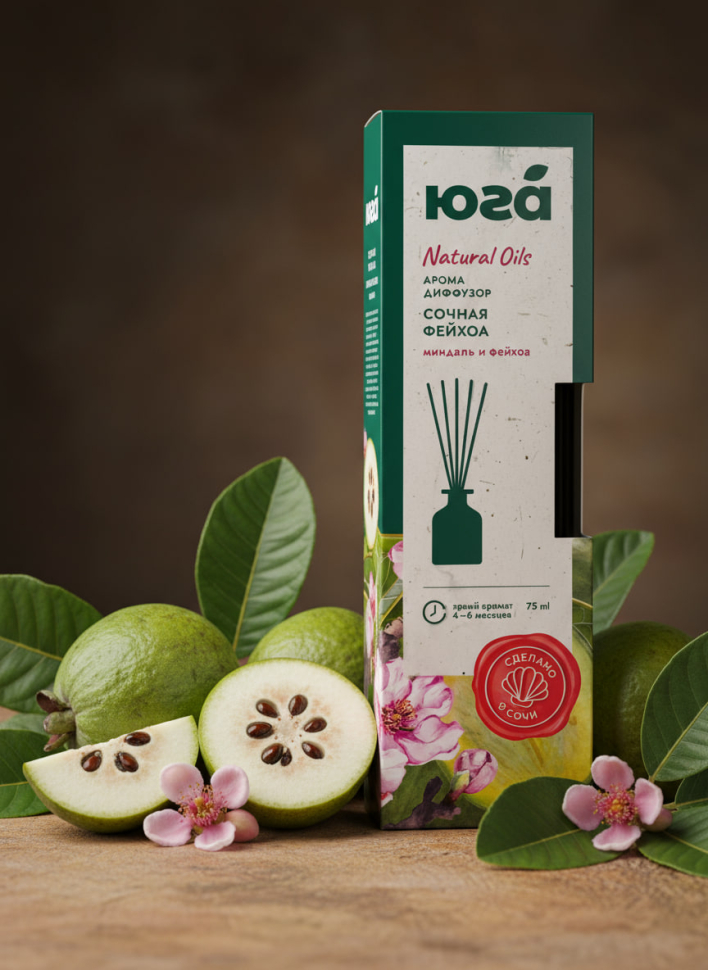 Аромадиффузор Сочная фейхоа миндаль и фейхоа, 75 мл