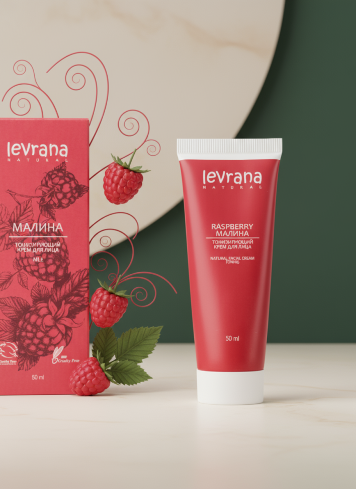 Крем для лица Малина, тонизирующий, 50 мл