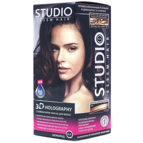 Краска для волос тон 6.4 - Шоколад