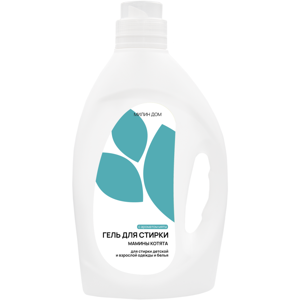 Гель для стирки Мамины котята с ароматом мяты, 2л
