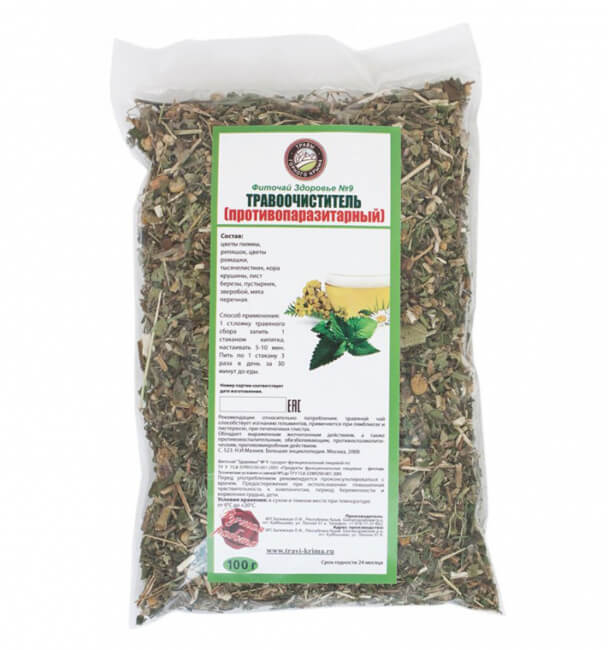 Сбор "Травоочиститель" улучшает выработку желчи, 100 г