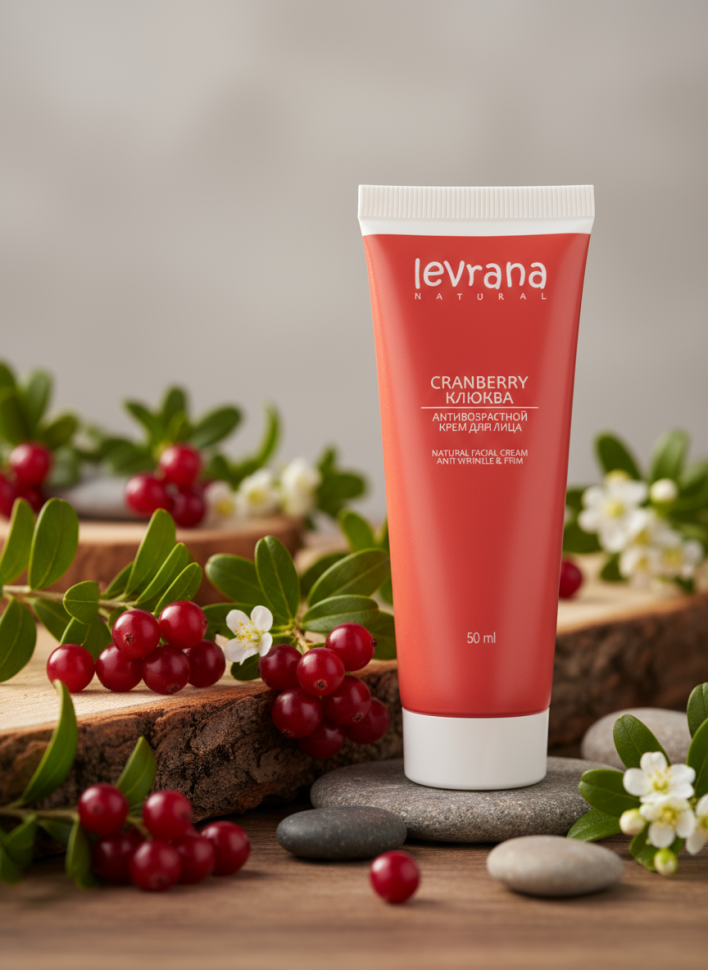 "Клюква", антивозрастной крем для лица "Клюква", антивозрастной крем для лица