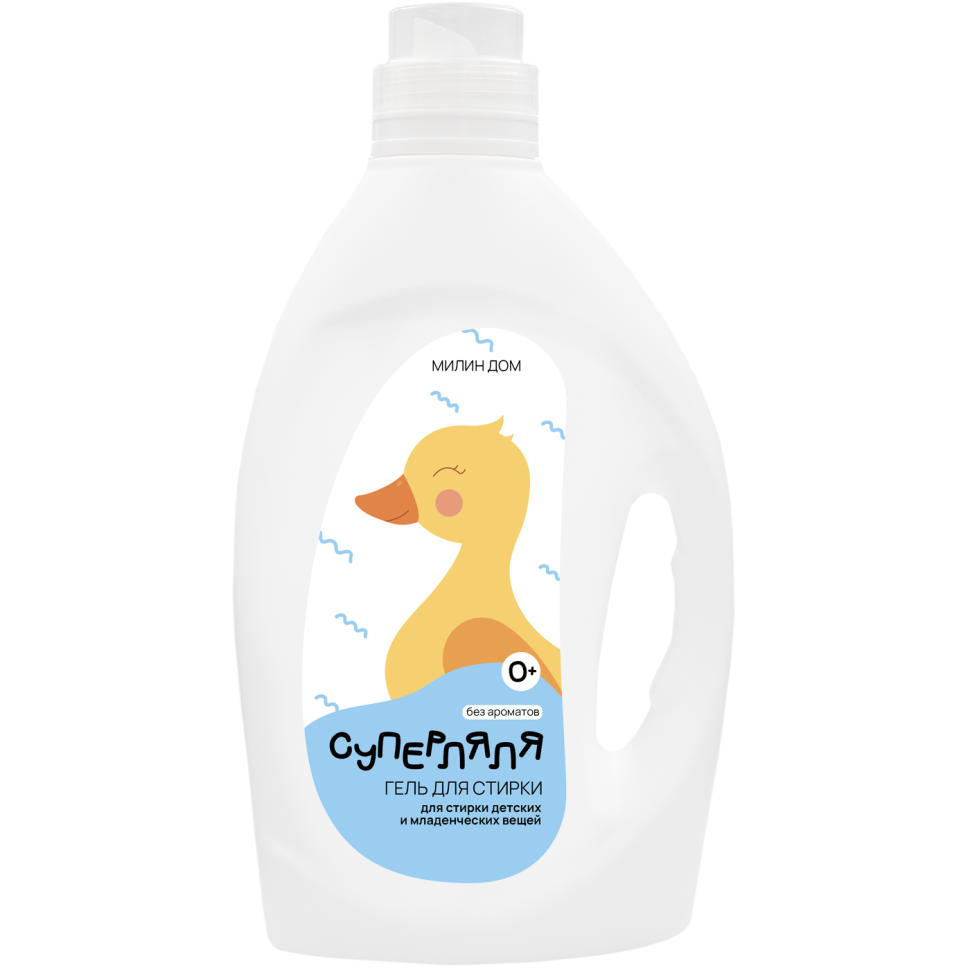Гель для стирки младенческих и детских вещей Суперляля без ароматов, 2л Гель для стирки младенческих и детских вещей Суперляля без ароматов, 2л