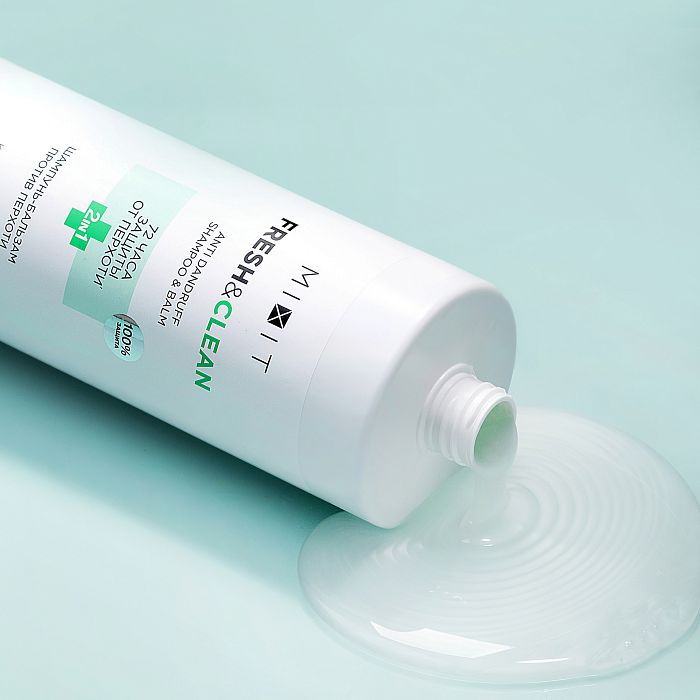 Шампунь-бальзам для волос FRESH &amp; CLEAN против перхоти, 1000 мл