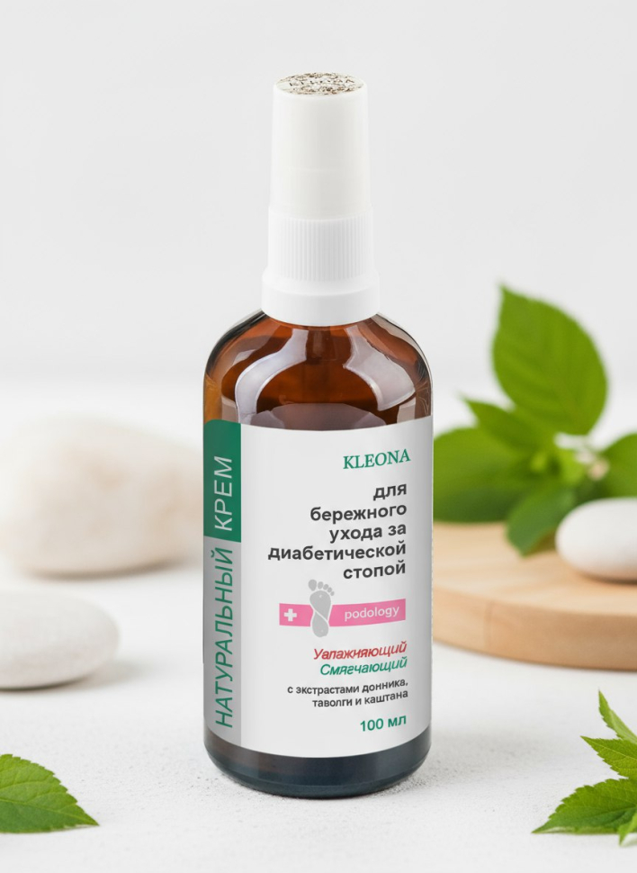 Жирный крем Для ухода за диабетической стопой, 100 мл Жирный крем Для ухода за диабетической стопой, 100 мл